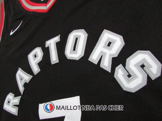 Maillot Authentique Toronto Raptors Lowry 2017-18 7 Noir
